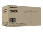 Gigabyte   Arm Edition Gaming Monitor   M32U AE-EK   32 ”   IPS   UHD   16:9   144 Hz   1 ms   3840 x 2160   350 cd/m²   HDMI ports quantity 2   Black