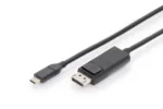 Digitus   USB Type-C adapter cable   AK-300333-020-S   USB-C   DisplayPort   USB-C to DP   2 m