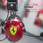 Thrustmaster   Gaming Headset   DTS T Racing Scuderia Ferrari Edition   Wired   Over-Ear   Red/Black