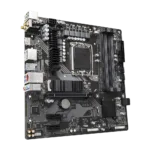 Gigabyte   B760M DS3H AX DDR4 1.0 M/B   Processor family Intel   Processor socket  LGA1700   DDR4 DIMM   Memory slots 4   Supported hard disk drive interfaces 	SATA, M.2   Number of SATA connectors 4   Chipset Intel B760 Express   Micro ATX