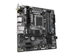 Gigabyte   B760M DS3H AX DDR4 1.0 M/B   Processor family Intel   Processor socket  LGA1700   DDR4 DIMM   Memory slots 4   Supported hard disk drive interfaces 	SATA, M.2   Number of SATA connectors 4   Chipset Intel B760 Express   Micro ATX