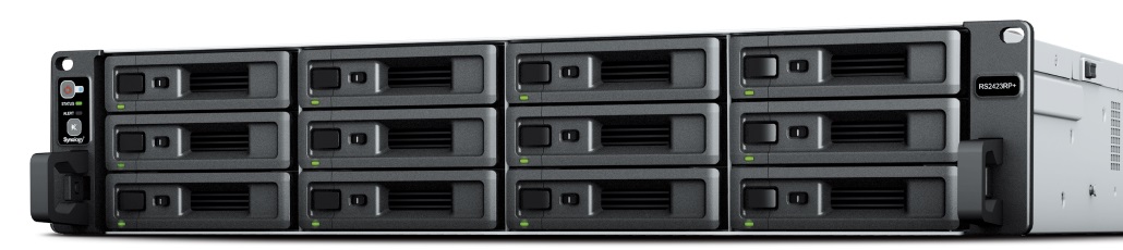392915-rs2423-4711174724895-0.webp Synology RackStation RS2423+ 12-bay AMD Ryzen V1780B Processor frequency 3.6 GHz 8 GB DDR4