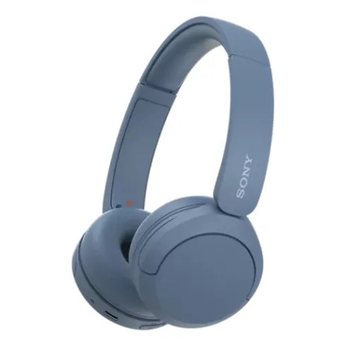 Sony   Wireless Headphones   WH-CH520   Wireless   On-Ear   Microphone   Blue   Noise canceling   Wireless