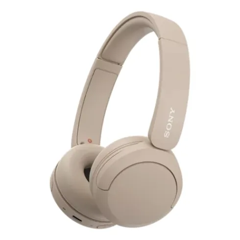 Sony   Wireless Headphones   WH-CH520   Wireless   On-Ear   Microphone   Beige   Noise canceling   Wireless