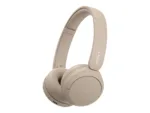 Sony   Wireless Headphones   WH-CH520   Wireless   On-Ear   Microphone   Beige   Noise canceling   Wireless