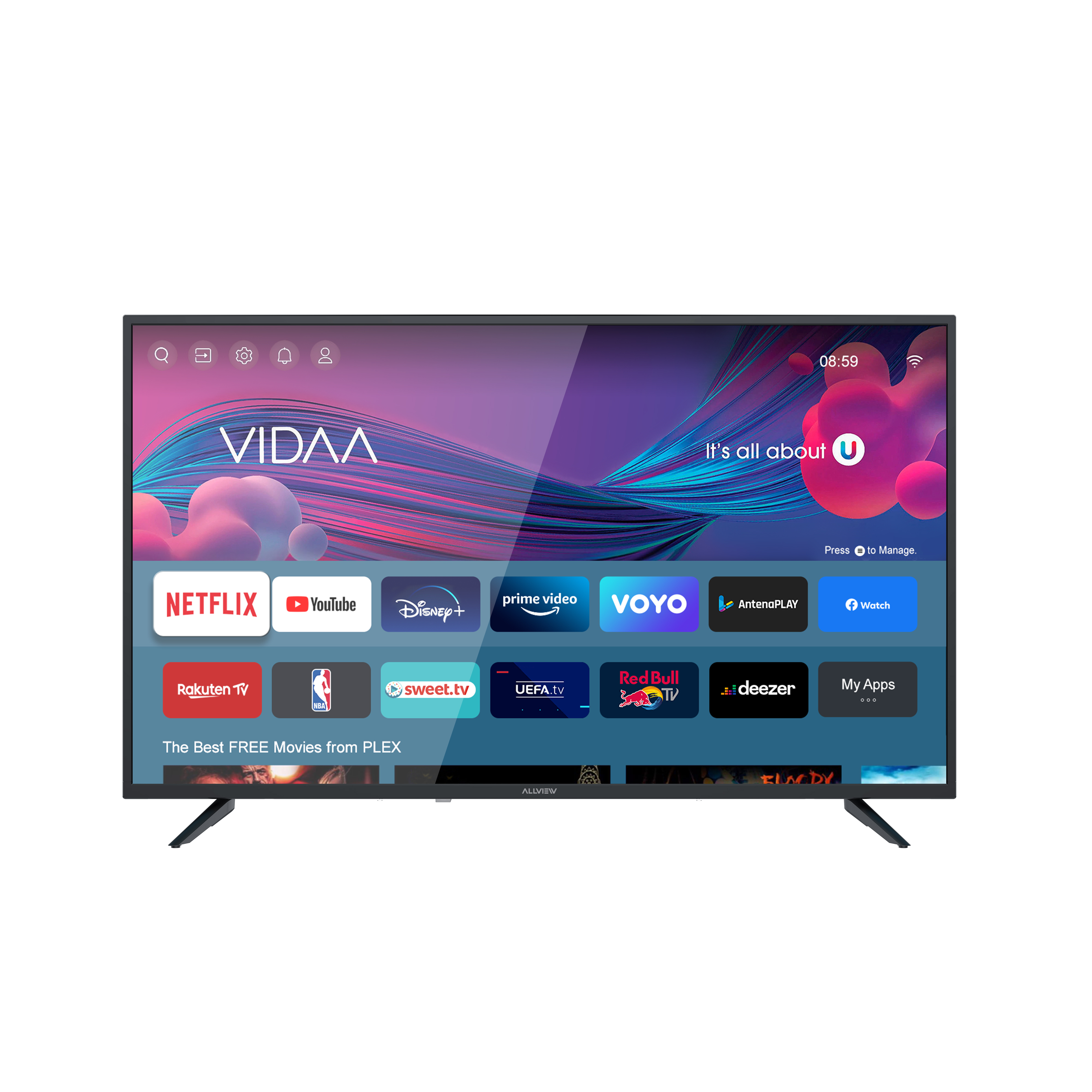 393698-43iplay6000-f-5948790018230-0.webp Allview 43iPlay6000-F 43″ (109 cm) Smart TV VIDAA FHD