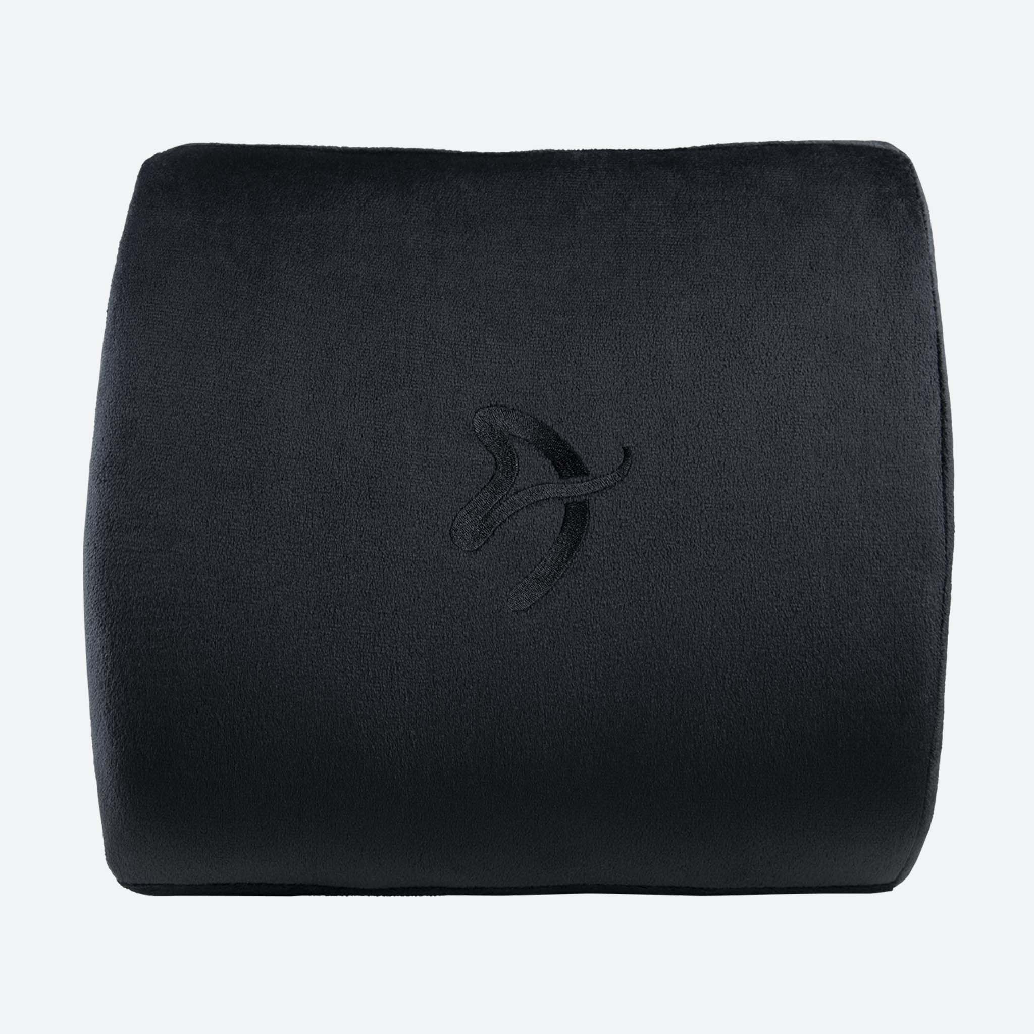 393891-az-lumbar-bv-850032247146-0.webp Arozzi Velvet polyester Lumbar Support Pillow Black