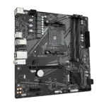 Gigabyte   B550M K 1.0 M/B   Processor family AMD   Processor socket AM4   DDR4 DIMM   Memory slots 4   Supported hard disk drive interfaces 	SATA, M.2   Number of SATA connectors 4   Chipset AMD B550   Micro ATX