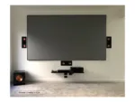 Elite Screens   Fixed Frame Projection Screen   AR120H-CLR3   Diagonal 120 ”   16:9   Black