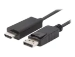 Lanberg   DisplayPort to HDMI Cable   CA-DPHD-11CC-0050-BK   DisplayPort Male   HDMI Male   DP to HDMI   3 m