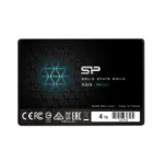 SILICON POWER 4TB A55 SATA III 6Gb/s INTERNAL SOLID STATE DRIVE   Silicon Power   Ace   A55   4000 GB   SSD form factor 2.5″   Solid-state drive interface SATA III   Read speed 500 MB/s   Write speed 450 MB/s