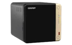 QNAP   4-Bay desktop NAS   TS-464-8G   Intel Celeron   N5095 4-core   Processor frequency 2.9 GHz   8 GB