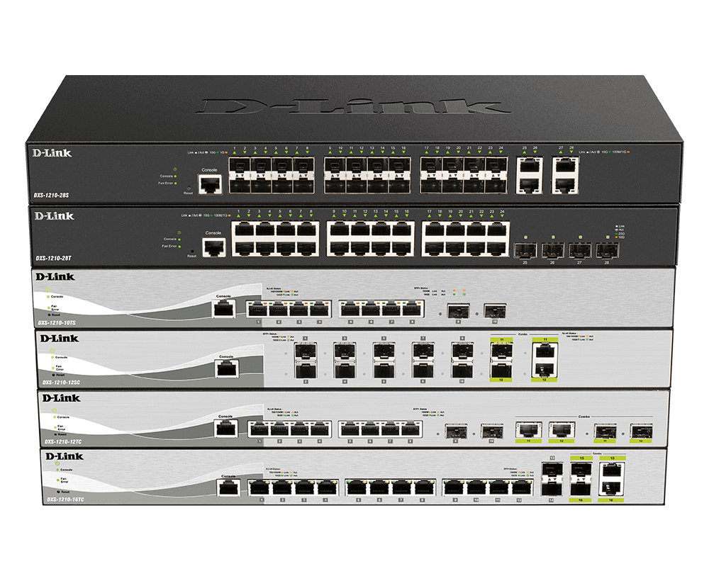 396130-dxs-1210-28s-790069456817-0.webp D-LINK DXS-1210-28S 10 Gigabit Ethernet Smart Managed Switches D-Link Gigabit Ethernet Smart Managed Switch DXS-1210-28S Managed L2 Rackmountable
