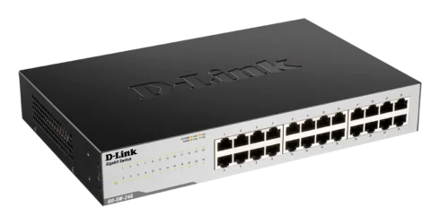 D-Link   24-Port Gigabit Easy Desktop Switch   GO-SW-24G   Unmanaged   Desktop/Rackmountable   24 month(s)