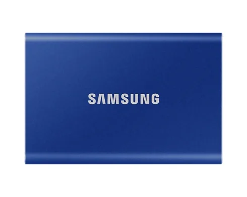 Nešiojamas SSD T7, 1000 GB, USB 3.2, mėlynas