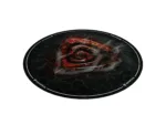 Genesis Tellur 400 Round Lava Floor Mat   Black