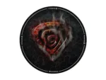 Genesis Tellur 400 Round Lava Floor Mat   Black