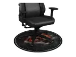 Genesis Tellur 400 Round Lava Floor Mat   Black