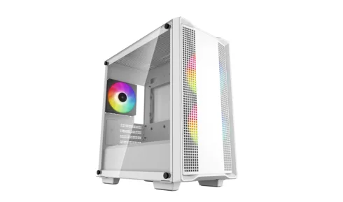 Deepcool   ARGB Micro-ATX CASE   CC360   White   Mini-ITX / Micro-ATX   ATX PS2 （maximum length: 160mm）