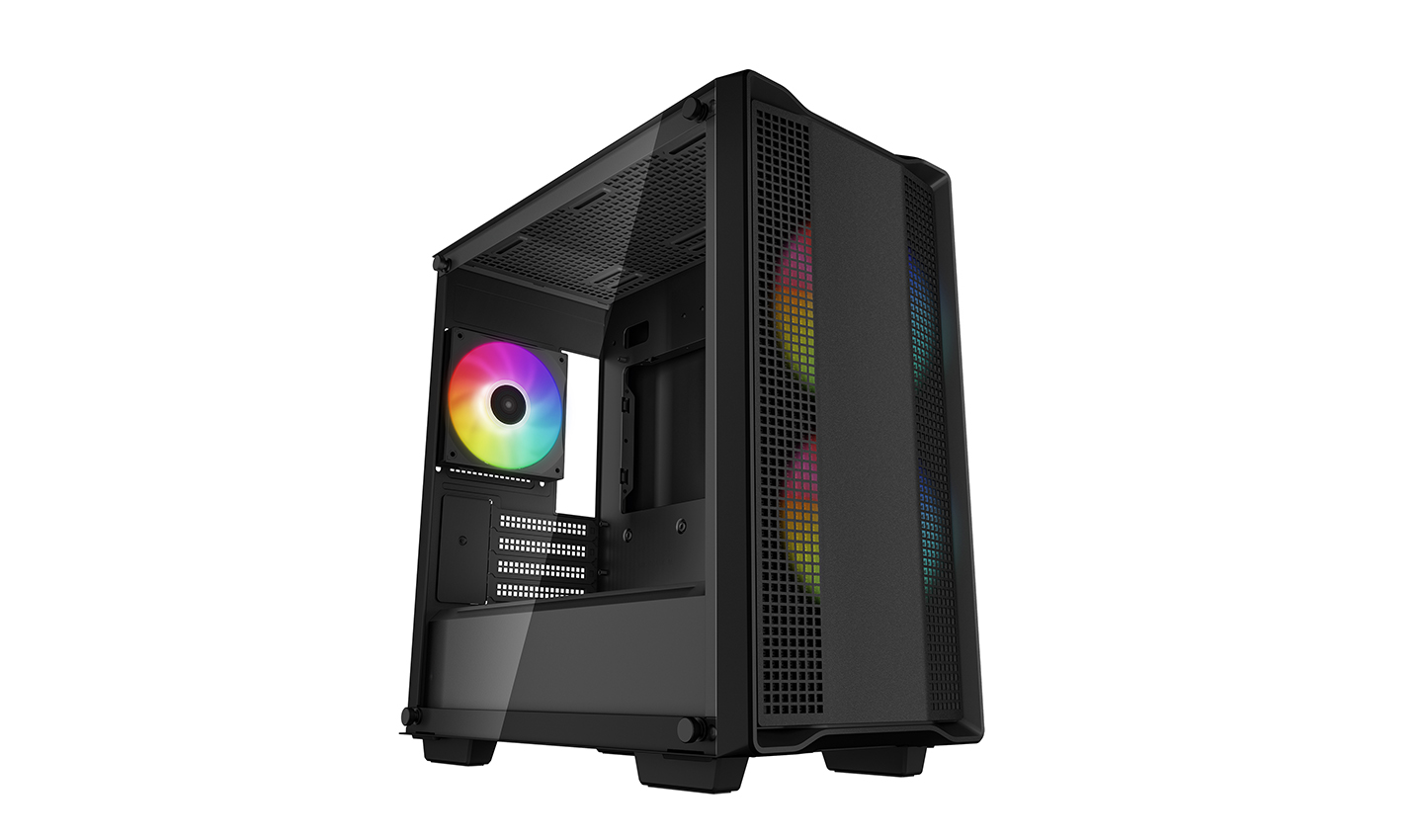 398293-r-cc360-bkapm3-g-1-6933412774976-0.webp Deepcool Micro-ATX CASE CC360 Black Mini-ITX / Micro-ATX ATX PS2 (maximum length: 160mm)