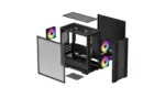 Deepcool   Micro-ATX CASE   CC360   Black   Mini-ITX / Micro-ATX   ATX PS2 （maximum length: 160mm）