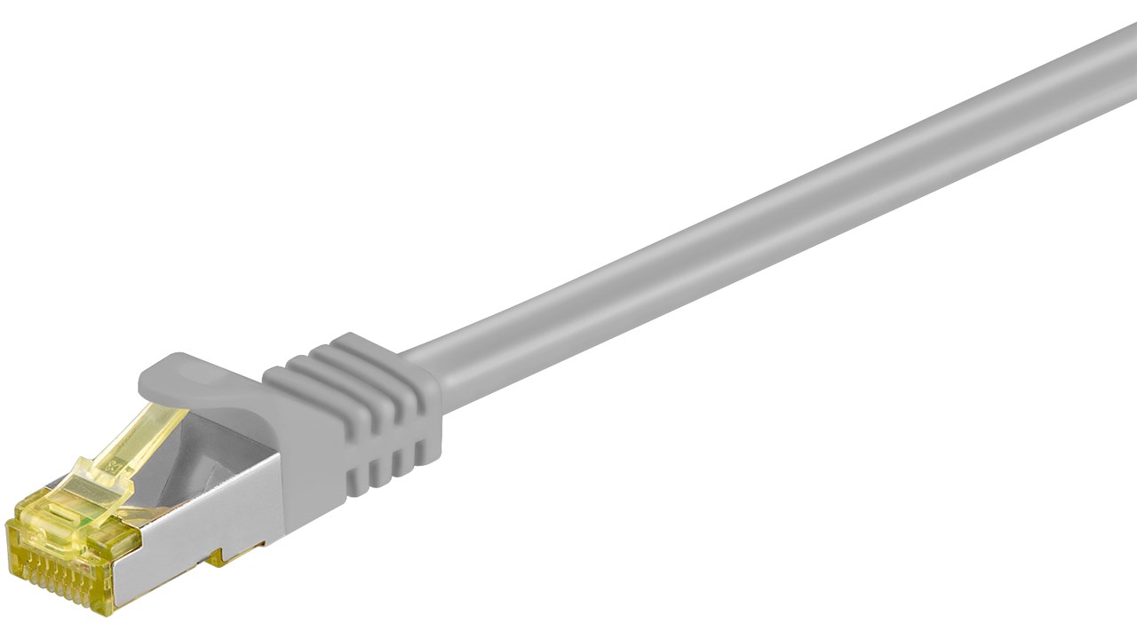 398406-91585-4040849915857-0.webp Goobay RJ45 Patch Cord with CAT 7 Raw Cable 91585