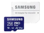 microSD kortelė Samsung Pro Plus 256 GB, pakuotės vaizdas