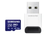 Samsung microSD kortelė SB PRO Plus, 256 GB, pakuotėje