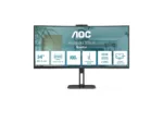 AOC   Curved Monitor   CU34V5C/BK   34 ”   VA   WQHD   21:9   100 Hz   4 ms   3440 x 1440   300 cd/m²   HDMI ports quantity 1