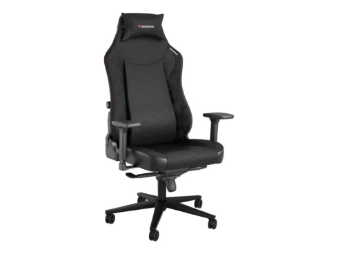 Genesis Gaming Chair Nitro 890 G2 Backrest upholstery material: Eco leather, Seat upholstery material: Eco leather, Base material: Metal, Castors material: Nylon with CareGlide coating   Black/Red