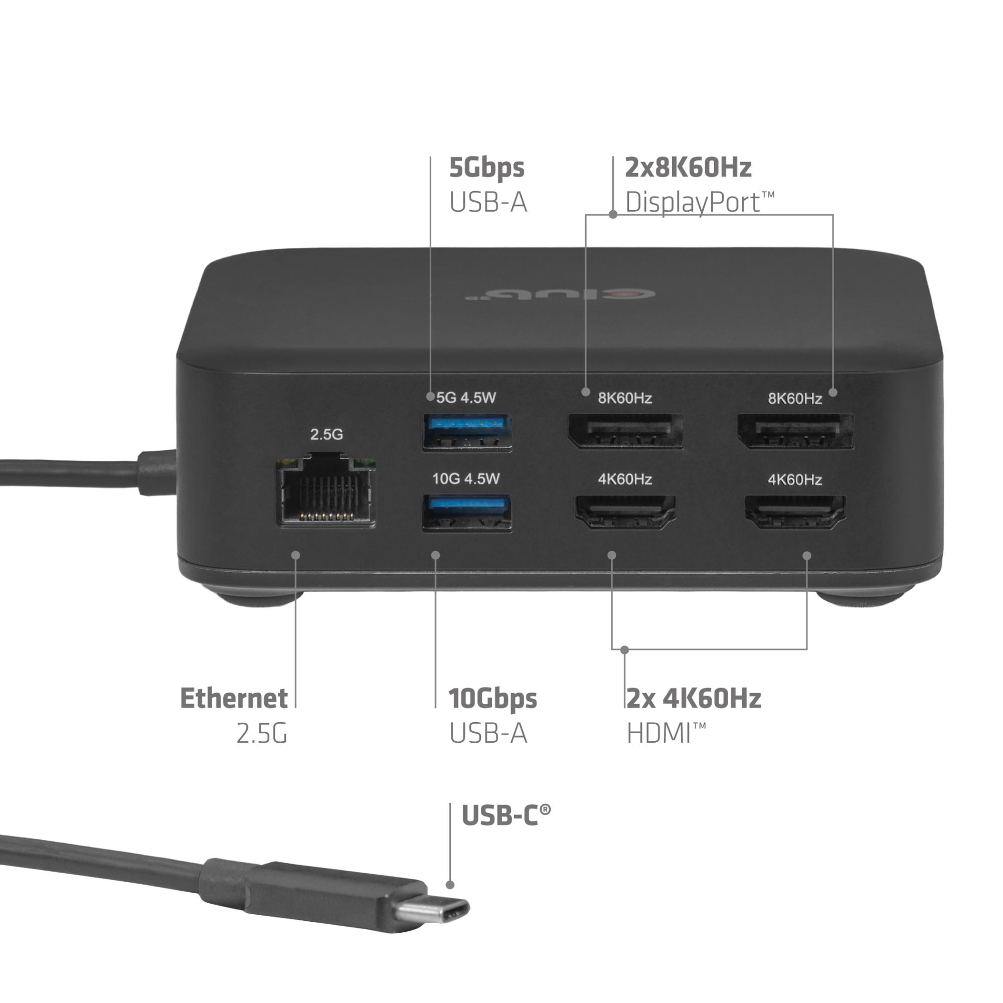 3e09f1fa-3d5d-4b04-8421-972bd41e8323 NB ACC DOCKING STATION 12IN1/USB-C 100W CSV-2542 CLUB3D