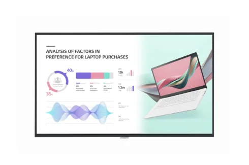 LG   98UH5J-H.AEU   98 ”   Landscape/Portrait   24/7   WebOS   500 cd/m²   8 ms   178 °   178 °