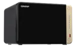 QNAP   6-Bay desktop NAS   TS-664-8G   Intel Celeron   N5095 4-core   Processor frequency 2.9 GHz   8 GB   DDR4
