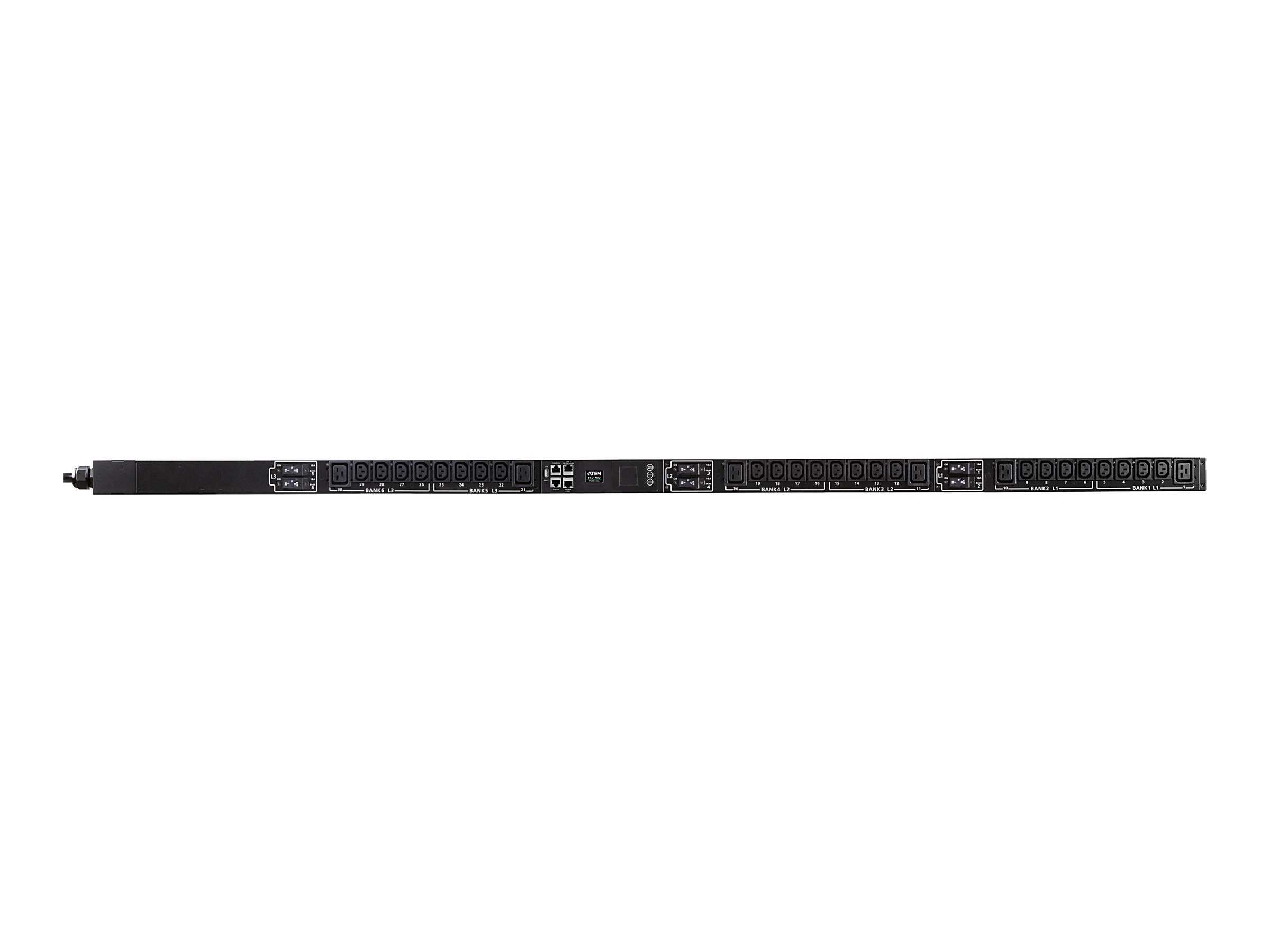 400938-pg96330g-at-4710469342929-0.webp Aten PG96330G 32A 30-Outlet 3PH Metered & Switched PDU Aten