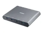Aten   2-Port 4K USB-C KVM Dock Switch   US3311