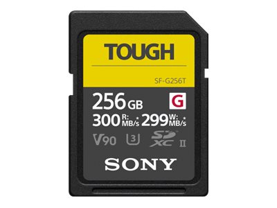401229-sfg256t-sym-027242926363-0.webp Sony Tough Memory Card UHS-II U3 V90 256 GB SDXC Flash memory class 10