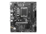 MSI   PRO H610M-E DDR4   Processor family Intel   Processor socket  LGA1700   DDR4 DIMM   Memory slots 2   Supported hard disk drive interfaces 	SATA, M.2   Number of SATA connectors 4   Chipset Intel H610   Mirco-ATX