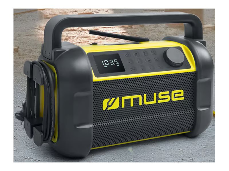 401445-m-928-bty-3700460208868-0.webp Muse M-928 BTY Jobsite Radio speaker Waterproof Bluetooth Black/Yellow Portable Wireless connection