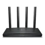 Wi-Fi 6 Router   Archer AX12   802.11ax   300+1201 Mbit/s   10/100/1000 Mbit/s   Ethernet LAN (RJ-45) ports 3   Mesh Support No   MU-MiMO No   No mobile broadband   Antenna type External
