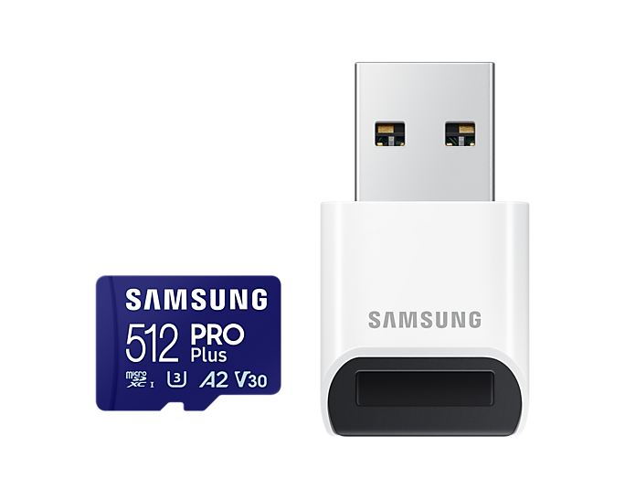 402481-mb-md512sb-ww-8806094780680-0.webp Samsung PRO Plus microSD kortelė su USB adapteriu, 512 GB, U3, V30