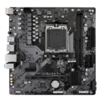 Gigabyte   A620M H 1.0 M/B   Processor family AMD   Processor socket AM5   DDR5 DIMM   Memory slots 2   Supported hard disk drive interfaces SATA, M.2   Number of SATA connectors 4   Chipset AMD A620   Micro ATX