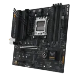 Asus   TUF GAMING A620M-PLUS WIFI   Processor family AMD   Processor socket AM5   DDR5 DIMM   Memory slots 4   Supported hard disk drive interfaces 	SATA, M.2   Number of SATA connectors 4   Chipset AMD A620   Micro-ATX