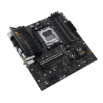 Asus   TUF GAMING A620M-PLUS WIFI   Processor family AMD   Processor socket AM5   DDR5 DIMM   Memory slots 4   Supported hard disk drive interfaces 	SATA, M.2   Number of SATA connectors 4   Chipset AMD A620   Micro-ATX
