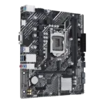 Asus   PRIME H510M-K R2.0   Processor family Intel   Processor socket  LGA1200   DDR4 DIMM   Memory slots 2   Supported hard disk drive interfaces 	SATA, M.2   Number of SATA connectors 4   Chipset  Intel H470   micro-ATX