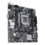 Asus   PRIME H510M-K R2.0   Processor family Intel   Processor socket  LGA1200   DDR4 DIMM   Memory slots 2   Supported hard disk drive interfaces 	SATA, M.2   Number of SATA connectors 4   Chipset  Intel H470   micro-ATX