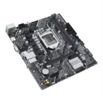 Asus   PRIME H510M-K R2.0   Processor family Intel   Processor socket  LGA1200   DDR4 DIMM   Memory slots 2   Supported hard disk drive interfaces 	SATA, M.2   Number of SATA connectors 4   Chipset  Intel H470   micro-ATX