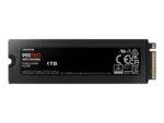SSD Samsung 990 PRO su Heatsink, matomas iš šono