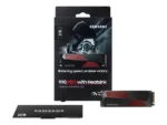 Samsung 990 PRO SSD su Heatsink, M.2 2280, šoninis vaizdas