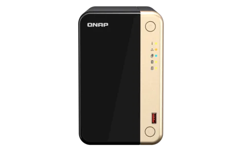 QNAP   2-Bay desktop NAS   TS-264-8G   Intel Celeron   N5095 4-core   Processor frequency 2.9 GHz   8 GB