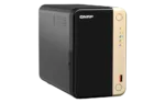 QNAP   2-Bay desktop NAS   TS-264-8G   Intel Celeron   N5095 4-core   Processor frequency 2.9 GHz   8 GB